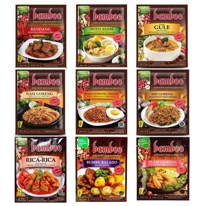 halal 밤보에 봄부 bamboe 소스 대표 모음 할랄푸드, 나시고랭페다스(PEDAS), 1개, 40g