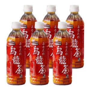 산가리아 우롱차, 500ml, 6개