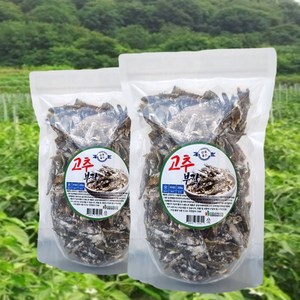 바삭하고 고소한 맛 쪄서 말린 국산 고추부각(400g), 2개, 200g