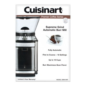 쿠진아트 수프림 오토매틱 커피 그라인더, DBM-8KR