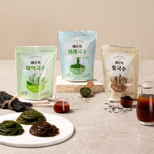 바로쏙 해초국수 미역 톳 (국수 및 소스 선택), 180g, 10개