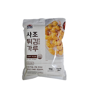 사조 바삭한 튀김가루 1kg 1BOX (10입), 1개