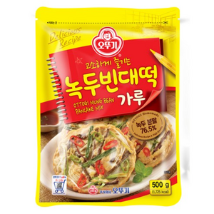 오뚜기 녹두 빈대떡 가루, 500g, 2개