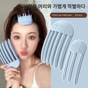 뿌리 볼륨 꿀템 볼륨핀 높은 정수리 만들기, 1세트, 블루(볼륨핀)