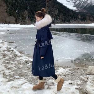다운패딩 여성 화이트덕다운 사랑스러운 롱패딩