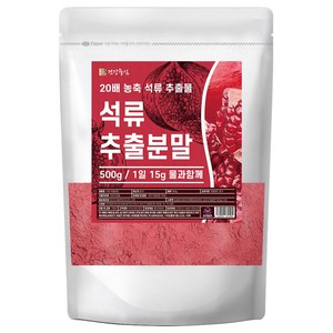 건강중심 20배 농축 석류 추출 분말 가루, 500g, 1개