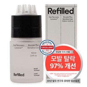 리필드 사이토카인 탈모증상완화 센서티브 케어 헤어토닉 부스터, 2개, 100ml