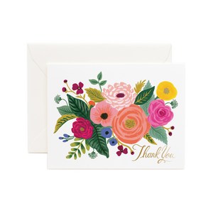 라이플페이퍼 Juliet Rose Thank You Card 감사 카드, 단품