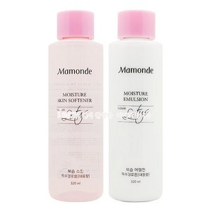 마몽드 모이스처 스킨 소프너 320ml + 모이스처 에멀젼 320ml 세트, 1세트