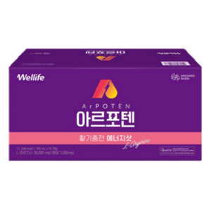 대상웰라이프 아르포텐 아르기닌 에너지샷, 100ml, 10개