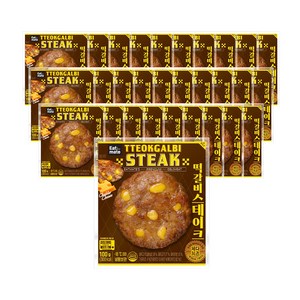 [랭킹닭컴] 잇메이트 떡갈비 스테이크 체다치즈맛, 30개, 100g