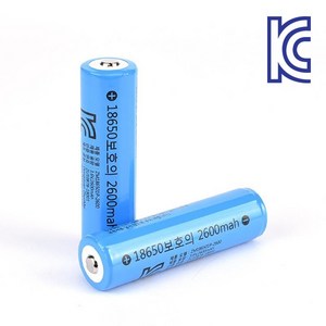 치프몰 KC인증 18650 보호회로 리튬이온 배터리 2600mAh 충전지, 1개입, 1개