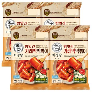 CJ제일제당 미정당 방앗간 가래떡 떡볶이 400g x4개, 4개