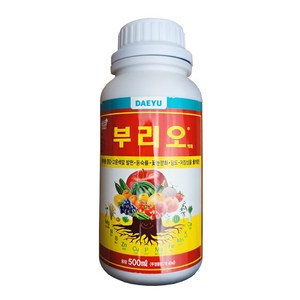 대유부리오500ml(액제) - [친환경마켓] 인산가리 복합비료 모두싹과 혼용가능 식물영양제 미리근 나르겐 대유, 1개