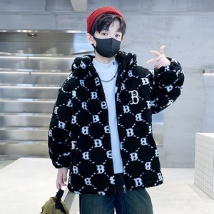 비비키드 남아 가을 겨울 주니어 의류 트레이닝 초중생 캐쥬얼 외투 바람막이 초등생 츄리닝 상의 점퍼 도톰 기모 후드 후리스 로고