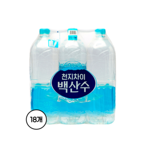 백산수 무라벨, 2L, 18개