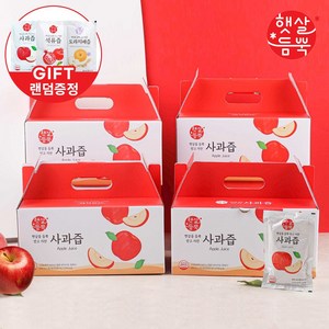 New 영주 햇살듬뿍 사과즙 (4세트), 120개, 100ml