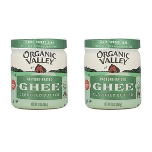 올가닉 밸리 기 버터 Organic Valley Ghee Clarified Butter 368g 2개