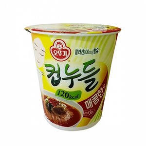 오뚜기 컵누들 매콤한맛(소컵) 37.8g, 6개