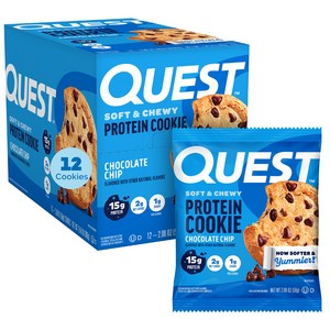 퀘스트뉴트리션 Quest Nutrition 프로틴 쿠키, 59g, 12개