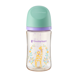[더블하트] 모유실감 3세대 PPSU 블루밍가든 240ml (M), 1개