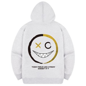 [당일출고/기모추가] 에크스 후드집업 짚업 빅사이즈 남자여성 ZJHD_0003