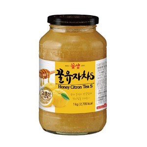 꽃샘 꿀유자차S, 1kg, 1개입, 3개