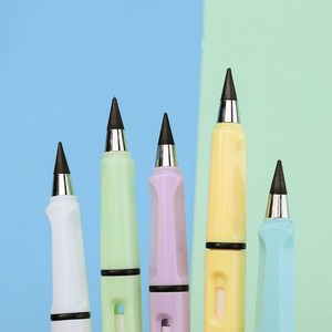 무한연필 합금연필 깍지않는연필 지우개내장형, 레드