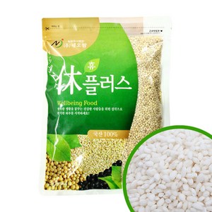 국산 찹쌀 백옥찰벼 단일품종, 1kg, 1개