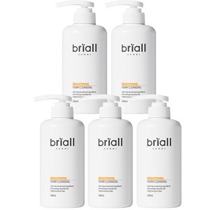 브리올옴므 브라이트닝 폼클렌징, 500ml, 5개