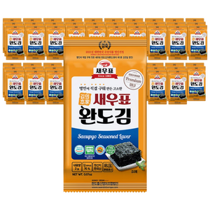 새우표 완도 도시락김, 2g, 60개