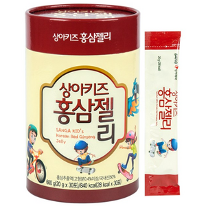 상아제약 키즈홍삼젤리 바쁜아이들을 위한 필수 건강템, 1개, 20g