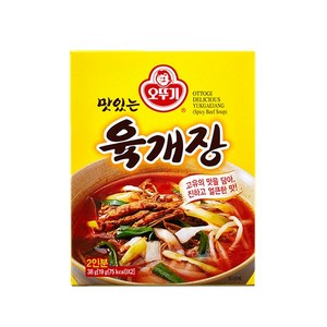 오뚜기 맛있는 육개장, 38g, 1개