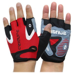 썬버드 레져용 반장갑 SB808, 레드, 1개