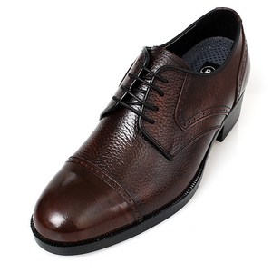 6cm 키높이구두 천연면피소가죽+에어쿠션+우레탄솔 부착 국산 남성 수제화 클래식 옥스포드 정장 신사화 KDH506001B 구두마루