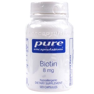 퓨어인캡슐레이션 바이오틴 8mg 캡슐, 1개, 120정