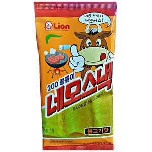 라이온 네모스낵 불고기맛 13g, 1개