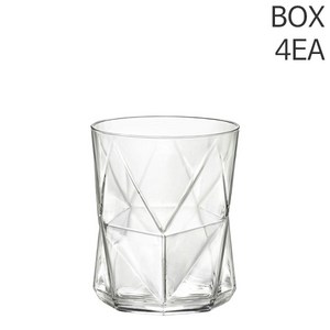[보르미올리 카시오페아 언더락 410ml(4p세트)]/유리잔/칵테일/원두커피/아메리카노/아이스/, 4개