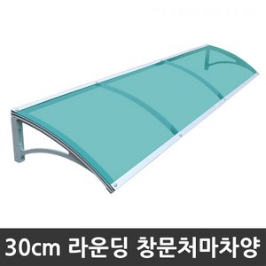 비오니 돌출30cm 창문 라운딩처마차양 렉산 캐노피 DIY, 1개