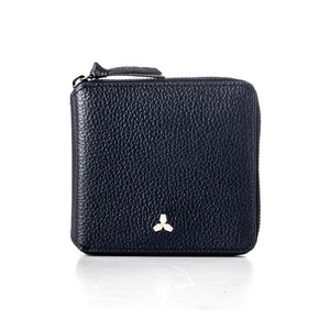 [코앤크릿] 17WTZ0210C03NV 트리포드 지퍼 여성 반지갑 네이비