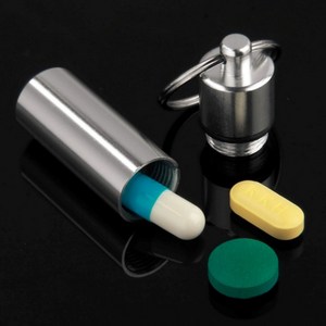 모노폴리 알약통 케이스 초경량 텀블러 방수 캠핑 낚시 휴대용 알약케이스, 1개