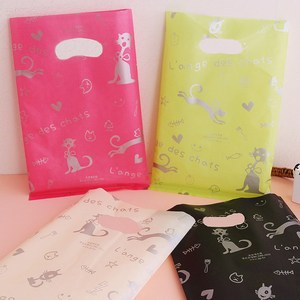 [좋은포장] 비닐쇼핑백모음, 팬시_아이보리/15x25/100매