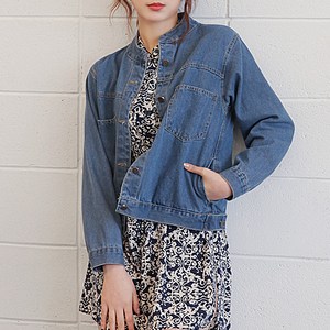여성 보이프렌드 데님 청자켓_D04
