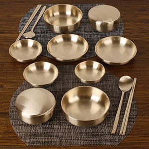 명성유기 합식기 실용5첩반상기 유기그릇, 1개