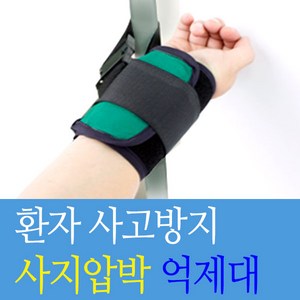 대성의료기 손목억제대 사지압박 억제대 그린 1p 안전용품, 1개