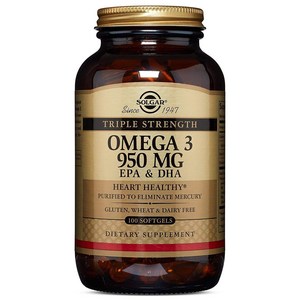 솔가 트리플 스트렝스 오메가 3 950mg 소프트젤, 100정, 1개