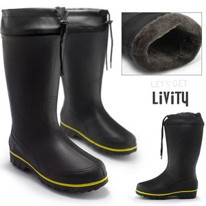 250-280mm LIVITY 초경량EVA 카프형 방수방한 털장화 남자부츠 방한화 작업화 스노우부츠 R412