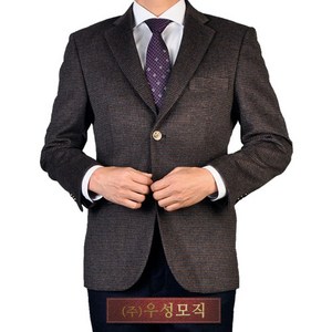 [슈트파크] 남성정장 자켓 콤비 마이 no.308/308-1 우성모직 원단 브라운 패턴