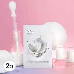 논슬립 마스크 콜라겐 우유, 2개, 5개입