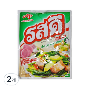 [태국] AJINOMOTO 돼지고기 조미료 / FOOD SEASONING PORK FLAVOUR 로띠무 로띠 아지노모도, 400g, 2개